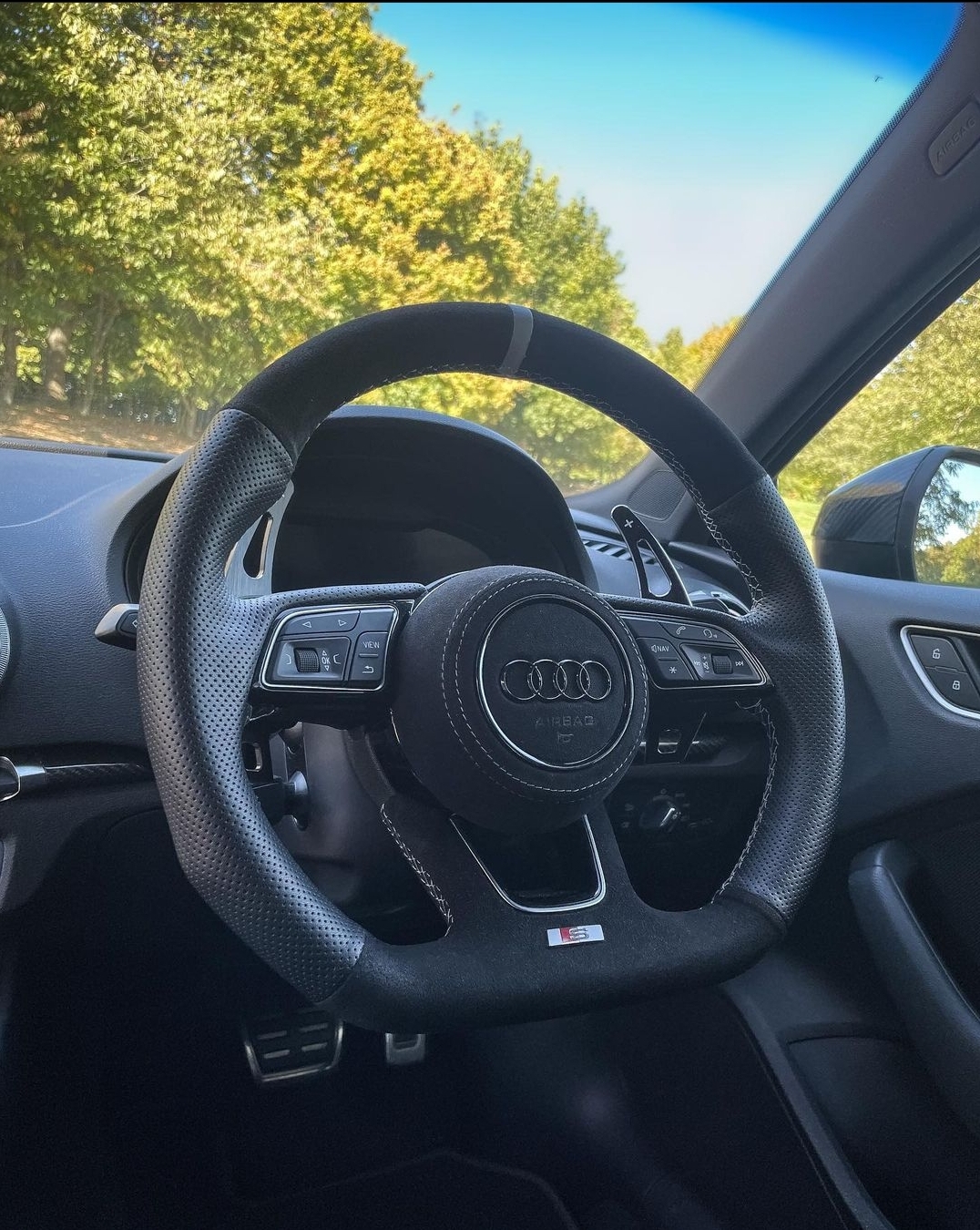 Steering Wheel Wrap Upgrade AT Customs